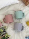 Eleganti&scaron;ki stalo puodeliai Daymellow (3 tipai) (Įkurtuvių dovana porai namų kavinėje) Pink 1p