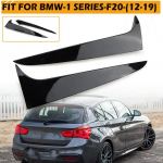 Rimingas galinio lango &scaron;oninis spoileris Canards Splitter apsauginis lipdukas, tinkamas BMW 1 serijos F20 F21 2012 m. Gloosy Black