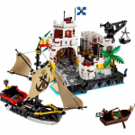 NAUJA Viduramžių Piratų Serija Eldorado tvirtovė tvirtovė piratas 8 figūrėlės 2509 dalys Modelio konstravimo kaladėlės žaislai vaikams 10320