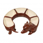 Padalinta užkandžių lėk&scaron;tė Vintažinis taksas 5 skyrių padavimo lėk&scaron;tė Dervos užkandžių lėk&scaron;tė sūriui, rie&scaron;utams, vaisiams Dekoratyvi dovana &scaron;unų mylėtojams, &scaron;eimininkams A