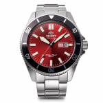 Orient Mako RN-AA0915R Automatinis nardymo laikrodis Raudonas ciferblatas Vyri&scaron;kas Japonijos garantija