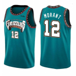 Auk&scaron;tos kokybės NBA Grizzlies 12 Morant i&scaron;siuvinėti krep&scaron;inio mar&scaron;kinėliai S