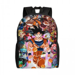 Dragon Ball Majin Buu Anime Kuprinė Vyrams Moterims Paaugliams Studentams Verslo Dieninė Kuprinė Ne&scaron;iojamam Kompiuteriui Drobės Krep&scaron;iai Lauko One Size black