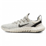 Nike Free Run 5.0 'Phantom Sail' Balti Juodi Vyri&scaron;ki Batai CZ1884-010 42.5
