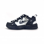 Nike Air Monarch 4 Slip Resistant, Abrasion Resistant, Lightweight Low top Chunky Sneakers Unisex Black White 415445-001(Team502-) 42.5 gray