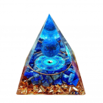 Orgonito piramidės kristalai natūralus akmuo orgono energijos generatorius gydymas Reiki čakra meditacijos papuo&scaron;alai amatai biuro dekoras blue