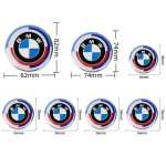 7 vnt./rinkinys Automobilio 50-mečio logotipas BMW G30 G31 G38 G11 G12 G20 G28 F10 F48 F49 G01 F20 F21 F22 ratlankio dekoravimo dangtelis