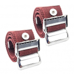 2 vnt. Reguliuojami nailoniniai kojų juostos dirželiai gipso kartono strypų pakeitimo dalis. 2pcs gray