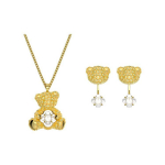 Swarovski me&scaron;kiuko auskarų komplektas su kri&scaron;tolo kubinio cirkonio vėriniu, moterims 5643798 Box (Random Color)