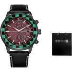 Citizen Eco-Drive serija Demon Slayer Tanjiro Kamado Kvarcinis mechanizmas Odinis dirželis Unisex laikrodžiai Ruda CA7085-10X Coffee gray