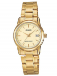 Moteriskas laikrodis Casio LTP-V002G-1B + DĖŽUTĖ