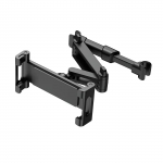 Teleskopinis automobilio galinės pagalvės telefono laikiklis Plan&scaron;etinis kompiuteris Besisukantis automobilio sėdynės galinis stovas Galvos atramos laikiklis telefono plan&scaron;etiniam kompiuteriui 5 13 colių