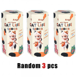 Nauja Hipper Angel Cat Life serijos aklina dėžutė Kawaii mini figūrėlė Anime modelis kompiuterio, telefono dekoravimui white