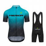 Maillot Dviračių apranga Kelio dviračio kostiumas Kalnų dviračio mar&scaron;kinėliai &Scaron;ortai su petne&scaron;ėlėmis MTB Ropa Merida 2026 Vasaros pralaidžių orui dviračių kostiumų rinkinys 3XL blue