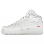 Nike Air Force 1 Mid Supreme White FZ8784-100 38.5