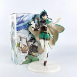 Anime Genshin Barbatos figūrėlė Anemo vėjo statula Veiksmo figūrėlės Genshin Impact Wendy Venti figūrėlės kolekcija PVC modelis Žaislas Dovana No box