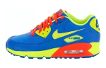 Nike Air Max 90 Patogūs Atsparūs Dilimui Žemi Vaikų Laisvalaikio Batai Mėlyni Geltoni Raudoni Paaugliams 307793-410 37.5