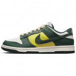 Nike Dunk Low Noble Green Moteri&scaron;ki sportbačiai Sail Opti-Yellow Picante-Red FD0350-133 36
