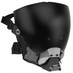 2024 Airsoft Dažasvydžio CS karo žaidimų Sportinė Kaukė Kvėpuojanti Cyberpunk Cosplay Taktinė Vado Kaukė Apsauganti nuo rasojimo Cosplay Kaukės Black MA145