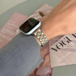Plonas nerūdijančio plieno metalinis moteri&scaron;kas laikrodžio dirželis Apple Watch 38/40/41mm 42/44/45/46/49mm Tinka iWatch Series SE987654321 S10-46 45 44 42 49mm brown