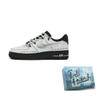 Nike Air Force 1 Burn One's Ship Leather Cushioning Low top Skateboard Shoes Unisex Ivory CW2288-001(Team44-) 38 white