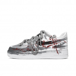Nike Air Force 1 Karvės odos Atsparios trinčiai Žemos aulo Riedlentės batai Vyri&scaron;ki Raudoni CW2288-111(Team613-) 42.5