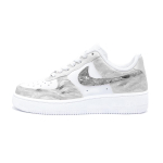 Nike Air Force 1 Galaxy Order Abrasion Resistant Balance Low top Skateboard Shoes Unisex Gray DD8959-100(TeamTwo-) 45 white
