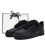 Nike Air Force 1 Atsparūs trinčiai Žemi Sportbačiai Riedlentėms Unisex Juodi CW2288-001(Komanda91- ) 41