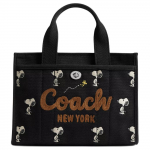 Coach X Peanuts Snoopy Bendradarbiavimo Krovinių 26 Rankinė Moteri&scaron;ka Rankinė Juoda CBF70-SVA47 Basic Set (Bag+Dust Bag)