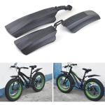 2 vnt. Purvasaugis Sparnas Elektriniam Sulankstomam Dviračiui Sniego Purvasaugis Storas Dviratis Fatbike MTB Važiavimo Purvasaugiai gray