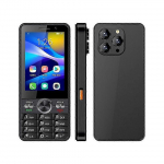 (Juoda) Uniwa A3501 2GB + 16GB I&scaron;manusis telefonas 3,5 colio Whatsapp Android 8 Telefonas 2500mAh Baterija - Juodas Rose Gold