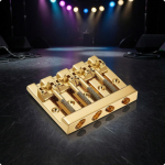 Auk&scaron;to svorio bosinės gitaros tiltelis, apdaila 4 stygoms, padidintas skambesio trukmė, techninė įranga bosistams,