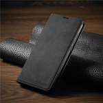 Odinis magnetinis atverčiamas dėklas, skirtas iPhone 16 15 14 17 Pro Max Air 16E 13 12 11 XS Max XR SE 8 7 Plus, su piniginės kortelių laikikliu, telefono dangtelis For iPhone 11Pro Max juoda