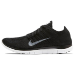 Nike Free 4.0 Flyknit 'Juoda Balta Pilka' 631053-001 45