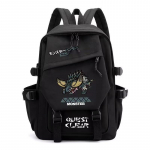 Q Versija Monster Hunter Vyrai Moterys Kuprinė Ilgas Kardas Felyne Diablos Rathalos Animacinis Studentas Mokyklinė Kuprinė Japonų Anime Dieninė Kuprinė black