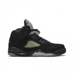 Air Jordan 5 Retro OG BG 'Black Metallic' 2016 (Unisex) Juodi / Ugnies raudonumo / Metalinio sidabro / Balti vaiki&scaron;ki krep&scaron;inio bateliai 845036 003 38.0 gray
