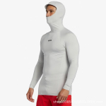 QuickSilver Ilgomis Rankovėmis Su Gobtuvu Apsauginis Mar&scaron;kinėlis Banglenčių Sportui, Nardymui, Plaukimui UV Apsauga Greitai Džiūstantis Vyri&scaron;kas &Scaron;lapias Kostiumas Vir&scaron;us 6XL