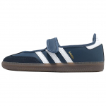 adidas Samba Mary Jane Crew Tamsiai mėlyni Balti Metali&scaron;kai auksiniai Moteri&scaron;ki sportbačiai Mėlyni Debesėlių baltoji IH6484 36⅔ black