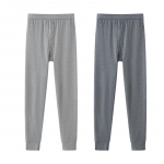 100% grynos medvilnės &scaron;ildomos ilgos kelnės XL (132-154 lbs) gray