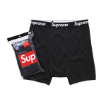 Supreme X Hanes vyri&scaron;ki bokseriai 4 vnt. pakuotė Juodi SUP-FW19-005 M gray