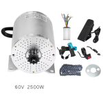 Kunray 1000W 3000W 72V Elektrinio dviračio nuolatinės srovės variklio be&scaron;epetėlis valdiklis varikliui 36V 48V 2000W su greičio droseliu paspirtukams, kartingams