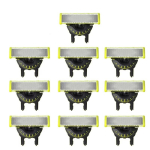 1/2/3/5/10 vnt. Pakeičiamasis peiliukas One Blade Pro QP2520 QP2630 QP6510 QP6531 360&deg; besisukantis skustuvas Elektrinis barzdos kirpiklis 10PCS