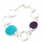 Dolce Vita [K2699] - Bracelet Cr&eacute;ateur 'Coloriage' bleu violet
