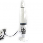 Star Wars [N0915] - Lampe lava 'Star Wars' blanc (Dark Vador)