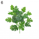 TOP-MART 1vnt., 30 cm dirbtinių lapų augalas, žalumynai bonsai sodo vakarėlio baldai, namų dekoras 6#