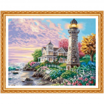 Deimantinis siuvinėjimas peizažas 5D &bdquo;pasidaryk pats&ldquo; &scaron;vyturys, pilnas apvalus gręžimas pajūryje Kalnų kri&scaron;tolų paveikslas 20X30CM