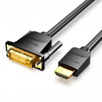 Vėdinimo i&scaron; HDMI į DVI kabelis Dviejų krypčių HDMI ki&scaron;tukas 24+1 DVI-D ki&scaron;tukas Adapteris 1080P keitiklis Xbox HDTV DVD LCD DVI į HDMI kabelis