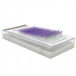 Dažymas, priauginimas, dirbtinės blakstienos, mi&scaron;ri violetinė spalva, 0,07 mm, C/D, mi&scaron;raus ilgio, makiažas, priauginimas. C