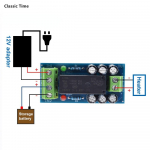 XH-M350 12V 150W 12A atsarginės baterijos perjungimo modulis didelės galios plok&scaron;tė Automatinis akumuliatoriaus maitinimo perjungimas