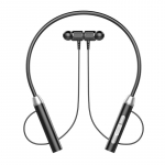 &bdquo;Magnetic Fitness&ldquo; &bdquo;Bluetooth&ldquo; ausinės sportinės belaidės bėgimo ausinės, atsparios prakaitui stereofoninis triuk&scaron;mo slopinimas ausyje su mikrofonu juoda